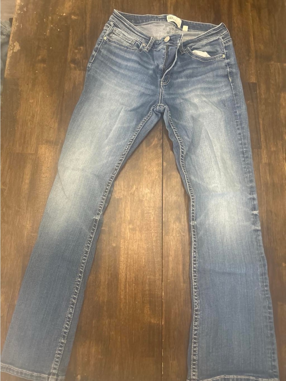 BKE Men’s Light Blue Bootcut Jeans